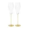 Everleigh Prosecco Glass 250ML Set Of 2 Gold Gift Boxed 2 Everleigh Prosecco Glass 250ML Set Of 2 Gold Gift Boxed -The Galley store FK0091