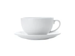 White Basics Cappuccino Cup & Saucer 320ML