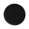 Caviar Black High Rim Plate 21cm 1 Caviar Black High Rim Plate 21cm -The Galley store ax0071