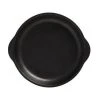 Caviar Black Plate With Handle 15.5x17cm 2 Caviar Black Plate With Handle 15.5x17cm -The Galley store ax0076