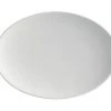 Caviar White Oval Plate 30x22cm