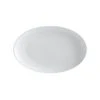 White Basics Oval Plate 25x16cm -The Galley store ax0393