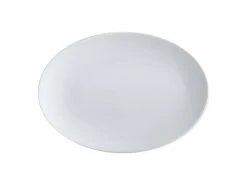White Basics Oval Plate 35x25cm