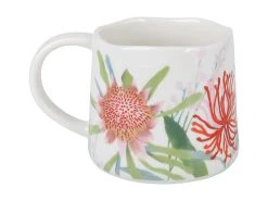 Royal Botanic Gardens Native Blooms Mug 350ML Waratah -The Galley store di0375 side
