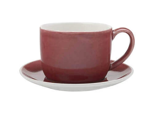Artisan Cup & Saucer 280ML Pomegranate 3 Artisan Cup & Saucer 280ML Pomegranate