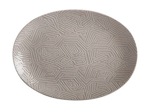 Dune Oval Platter 41x30cm Taupe Gift Boxed 3 Dune Oval Platter 41x30cm Taupe Gift Boxed