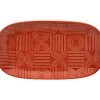 Arc Oblong Platter 33x18cm Terracotta Gift Boxed