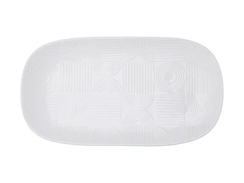 Arc Oblong Platter 33x18cm White Gift Boxed 3 Arc Oblong Platter 33x18cm White Gift Boxed