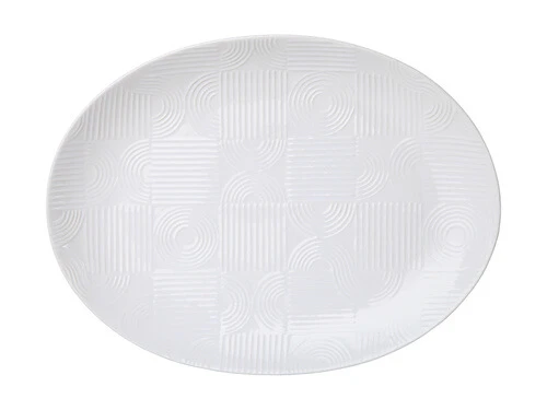 Arc Oval Platter 36x27cm White Gift Boxed 3 Arc Oval Platter 36x27cm White Gift Boxed