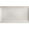 White Basics Diamonds Rectangular Platter 35x19cm Gift Boxed -The Galley store dv0176