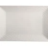 White Basics Diamonds Rectangular Platter 36x25cm Gift Boxed -The Galley store dv0177