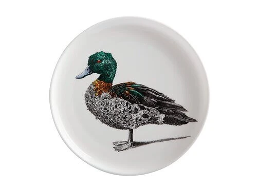 Marini Ferlazzo Birds Plate 20cm Chestnut Teal Duck 3 Marini Ferlazzo Birds Plate 20cm Chestnut Teal Duck