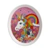 Donna Sharam Rainbow Jungle Plate 16cm Rainbow Unicorn Gift Boxed -The Galley store dx1057