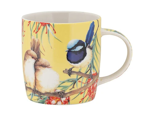 Katherine Castle Bird Talk Mug 370ML Superb Fairy-wrens Gift Boxed 3 Katherine Castle Bird Talk Mug 370ML Superb Fairy-wrens Gift Boxed