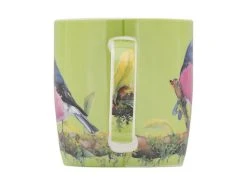 Katherine Castle Bird Talk Mug 370ML Pink Robins Gift Boxed -The Galley store dx1121 handle 1