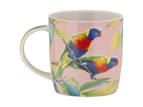 Katherine Castle Bird Talk Mug 370ML Rainbow Lorikeets Gift Boxed 4 Katherine Castle Bird Talk Mug 370ML Rainbow Lorikeets Gift Boxed - Image 2