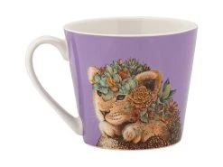 Marini Ferlazzo Wild Planet Mug 370ML Lion Gift Boxed 7 Marini Ferlazzo Wild Planet Mug 370ML Lion Gift Boxed -The Galley store dx1281 side