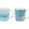 Kasey Rainbow Be Fierce Mug Set Of 2 380ML Wild Gift Boxed -The Galley store dx1285