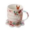 Kasey Rainbow Sparkly Season Mug 350ML & Coaster Set Pink Gift Boxed -The Galley store dx1298