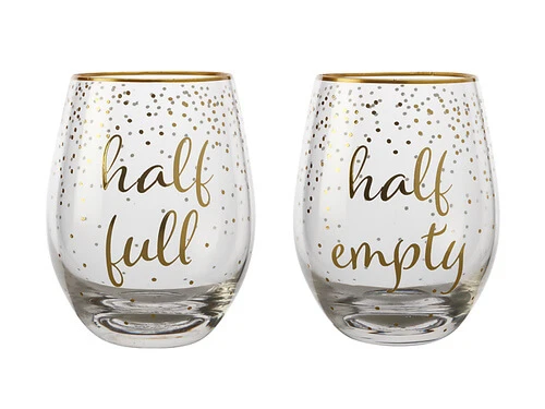 Celebrations Stemless Glass 500ML Set Of 2 Full Empty Gift Boxed 3 Celebrations Stemless Glass 500ML Set Of 2 Full Empty Gift Boxed