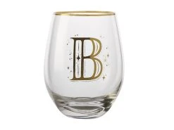 The Letterettes Stemless Glass 500ML B Gift Boxed""