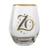 The Letterettes Stemless Glass 500ML Z Gift Boxed"" -The Galley store fk0059