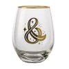 The Letterettes Stemless Glass 500ML & Gift Boxed"" -The Galley store fk0061