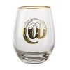 The Letterettes Stemless Glass 500ML @ Gift Boxed"" -The Galley store fk0062
