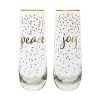 Celebrations Stemless Flute 300ML Set Of 2 Joy Peace Gift Boxed -The Galley store fk0073