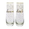 Celebrations Stemless Flute 300ML Set Of 2 Cheers Clink Gift Boxed -The Galley store fk0074