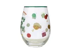 Kasey Rainbow Sparkly Season Stemless Glass 500ML Dark Green Gift Boxed -The Galley store fk0078 a1
