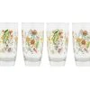 Royal Botanic Gardens Native Blooms Glass Tumbler 400ML Set Of 4 Gift Boxed -The Galley store fk0082