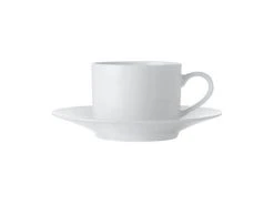 White Basics Straight Cup & Saucer 250ml