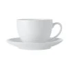 White Basics Cup & Saucer 280ML -The Galley store fx0136