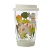 Royal Botanic Gardens Victoria Lotus Double Wall Glass Mug 380ML White Gift Boxed -The Galley store gu0044
