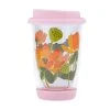 Royal Botanic Gardens Victoria Lotus Double Wall Glass Mug 380ML Pink Gift Boxed -The Galley store gu0045