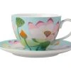 Royal Botanic Gardens Victoria Lotus Cup & Saucer 240ML Mint Gift Boxed