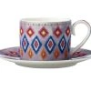 Teas & C's Zanzibar Demi Cup & Saucer 100ML Set Of 2 Gift Boxed -The Galley store hv0226