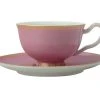Teas & C's Classic Footed Cup & Saucer 200ML Hot Pink Gift Boxed -The Galley store hv0278