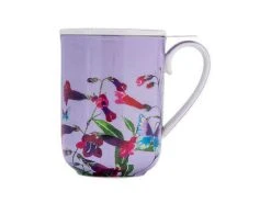 Gabby Malpas Posey Mug With Infuser 340ML Perennial Penstemons Gift Boxed -The Galley store hv0321 a1