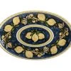 Ceramica Salerno Oval Platter 40x26cm Lemons -The Galley store jl0044