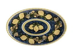 Ceramica Salerno Oval Platter 40x26cm Lemons