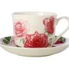 Katherine Castle Floriade Breakfast Cup & Saucer 480ML Roses Gift Boxed 1 Katherine Castle Floriade Breakfast Cup & Saucer 480ML Roses Gift Boxed -The Galley store jy0032