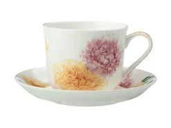 Katherine Castle Floriade Breakfast Cup & Saucer 480ML Carnations Gift Boxed -The Galley store jy0034 2
