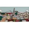 Megan McKean Cities Rectangular Plate 25x12cm Melbourne Gift Boxed -The Galley store kl0040