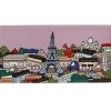 Megan McKean Cities Rectangular Plate 25x12cm Paris Gift Boxed