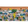 Megan McKean Cities Rectangle Plate 25x12cm Los Angeles Gift Boxed -The Galley store kl0151