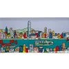 Megan McKean Cities Rectangle Plate 25x12cm Hong Kong Gift Boxed -The Galley store kl0157