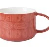 Crest Jumbo Mug 500ML Terracotta 2 Crest Jumbo Mug 500ML Terracotta -The Galley store kl0273