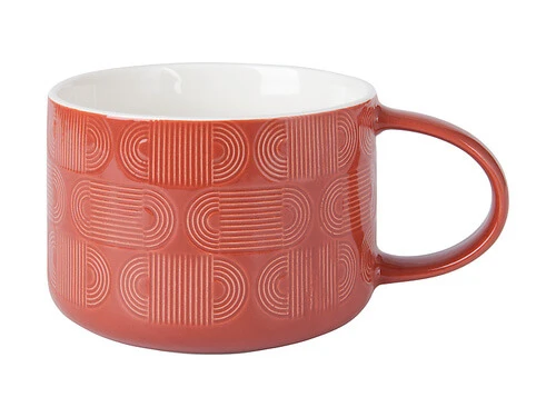Crest Jumbo Mug 500ML Terracotta 3 Crest Jumbo Mug 500ML Terracotta
